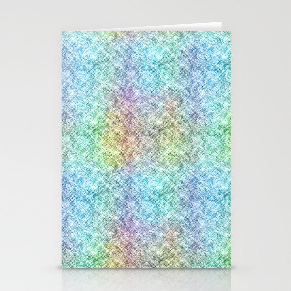 Glam Iridescent Glitter Sequins Stationery Cards