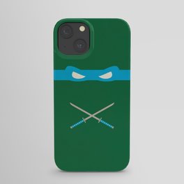 Blue Ninja Turtles Leonardo iPhone Case