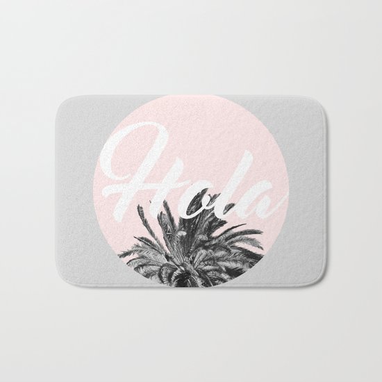 Hola! #society6 #decor #buyart Bath Mat