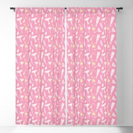Cocktail Hour (Pink) Blackout Curtain