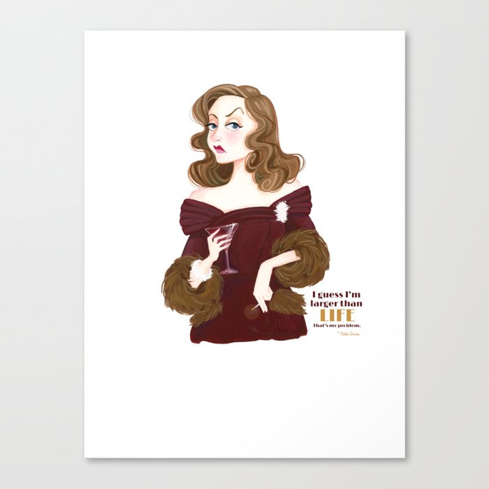 Bette Davis Canvas Print