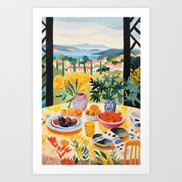 Mornings in Matisse Tuscany Art Print