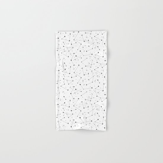 Constellations (White) Hand & Bath Towel