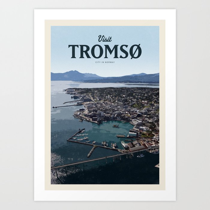Visit Tromsø Art Print