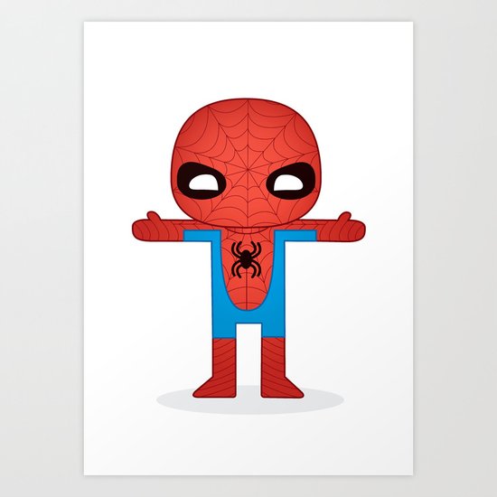 SPIDER MAN ROBOTIC Art Print