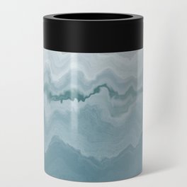 Blue Geode Abstract Can Cooler