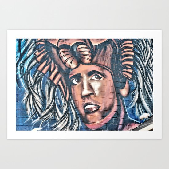 another birck head Art Print