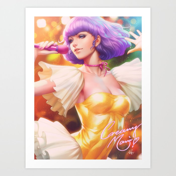Discover the motif CREAMY MAMI FOREVER by Stanley Artgerm Lau as a print at TOPPOSTER