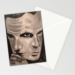 Two Faced Painting  Stationery Cards