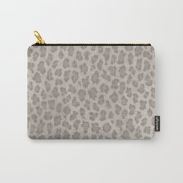 Vintage grange pastel color leopard print Carry-All Pouch