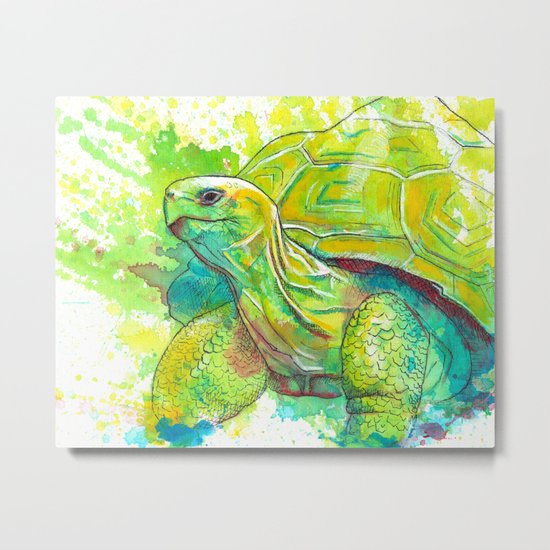 Giant Turtle Metal Print