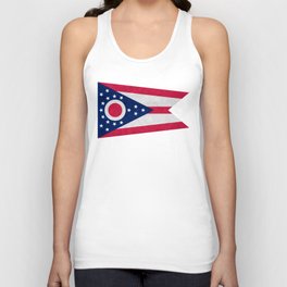Flag of Ohio US State Flags Banner Standard The Buckeye State Unisex Tank Top