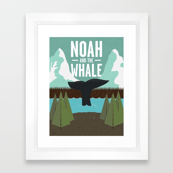 Noah and the Whale Poster Framed Art Print