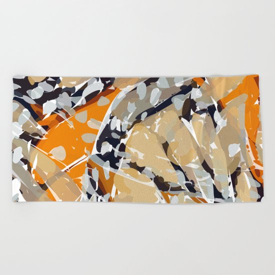 land of forgotten boomerang Beach Towel