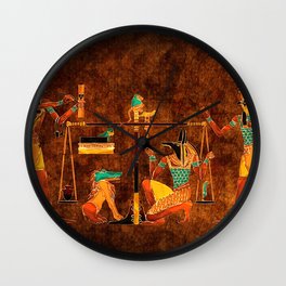 Ancient Egyptian Gods Wall Clock | Graphicdesign, Thoth, Falcon God, Ibis God, Horus, Mythology, Ancient Egypt, Egypt, Anubis, Jackal God 