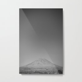El Misti Volcano Metal Print | Landscape, Nature, Black and White, Photo 