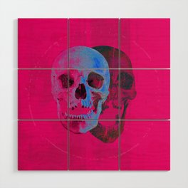 Skulls—Broken Bones Wood Wall Art