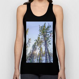 Sunset in the forest Tank Top