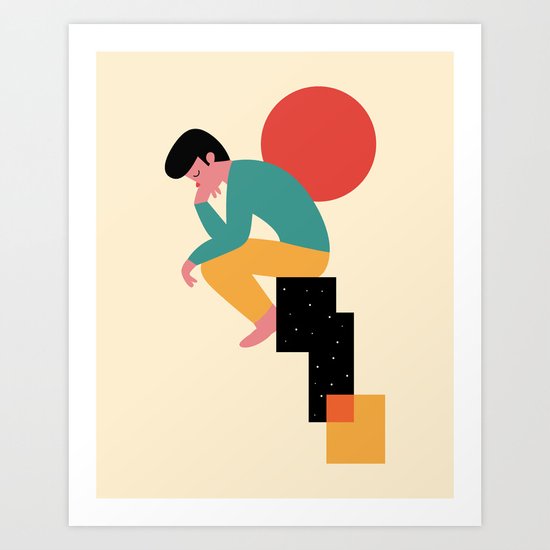 Think Art Print