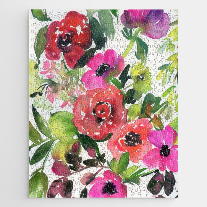 the pink flowers N.o 1 Jigsaw Puzzle