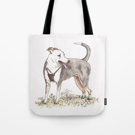 Playful Pup Tote Bag