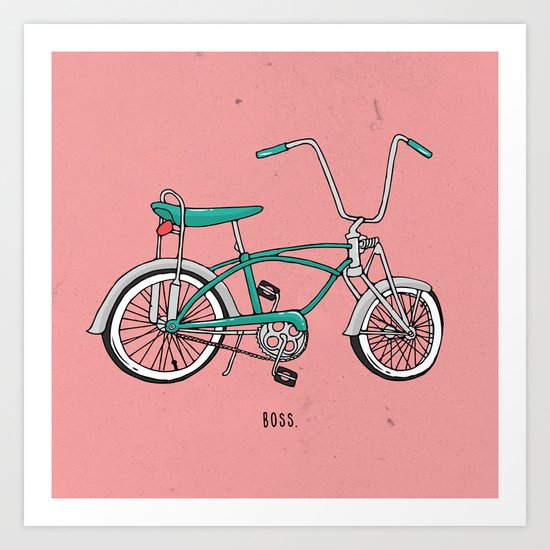 Boss. Art Print