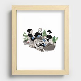 Book Club Recessed Framed Print