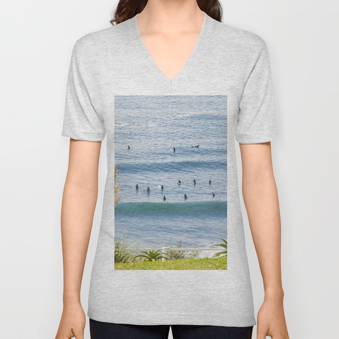 surfers V Neck T Shirt