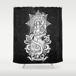 Aquarius (horoscope sign) Shower Curtain