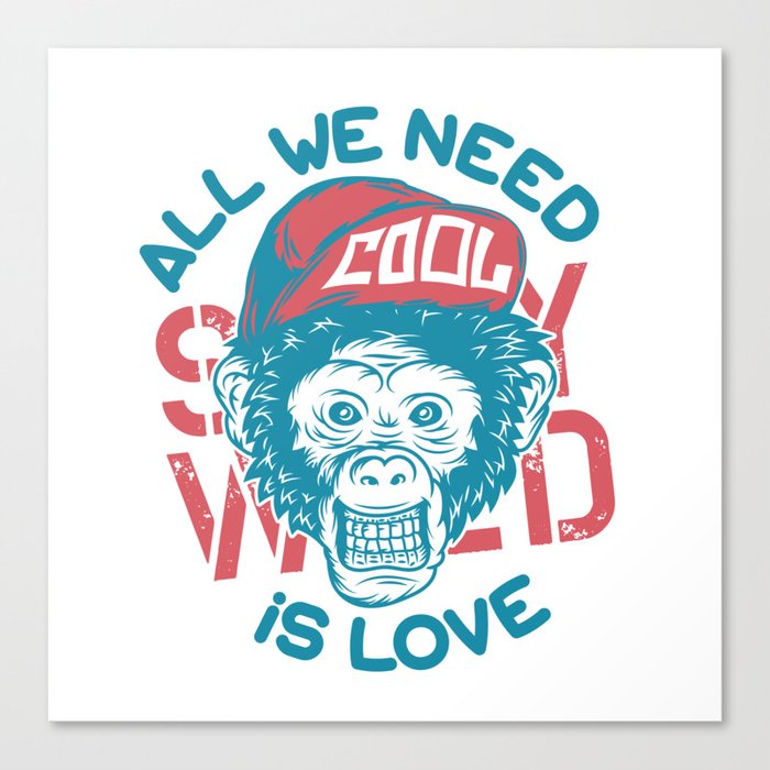 All We Need Is Love Canvas Print by birthday-by-frankenberg