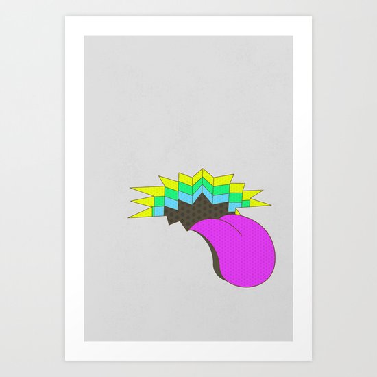 Weird hole Art Print