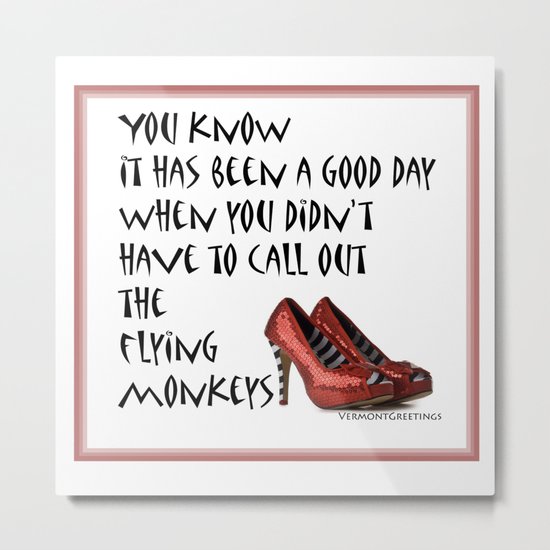 Ruby Slippers Metal Print