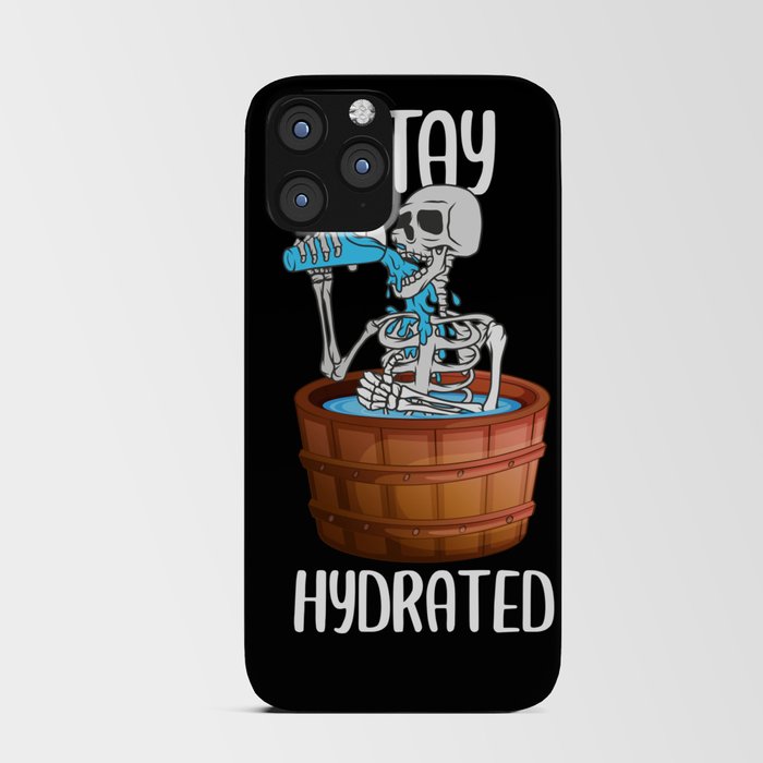 Stay Hydrated | Water Skeleton iPhone Card Case