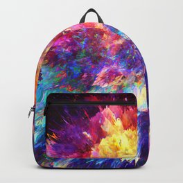 Hag Backpack | Galaxy, Digital, Colorful, Graphite, Graphicdesign, Bigbang, Space, Glitch, Oil, Ink 