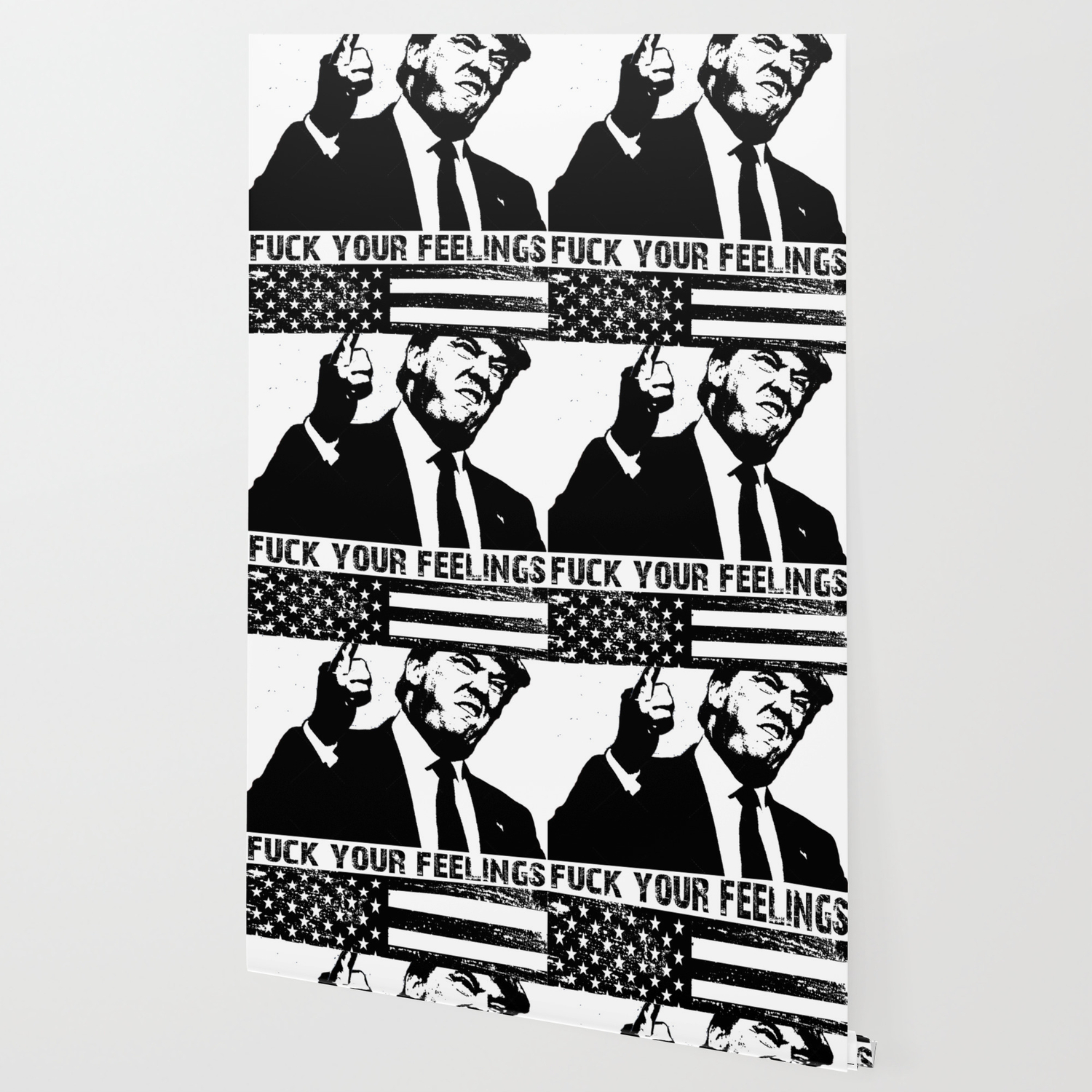 Trump 2020 Fuck Your Feelings Election Tees Wallpaper By Rubino Society6