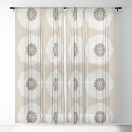 Floral Medallion Sheer Curtain