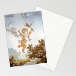 Love the Jester - Jean-Honoré Fragonard The Progress of Love Stationery Card