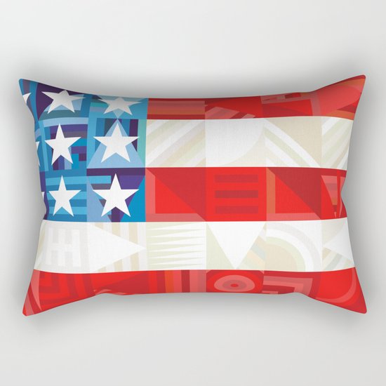 America Rectangular Pillow