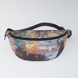New York City at Night | Vintage Style Photography Fanny Pack