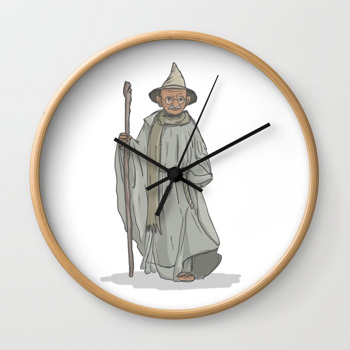 Peace Wizard (Gandhilf) Wall Clock