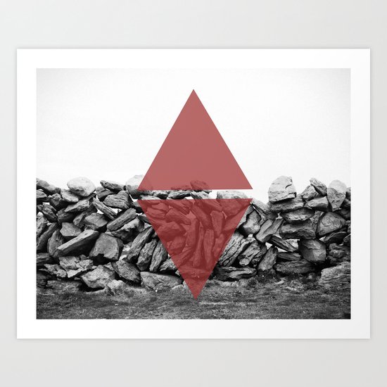red walls Art Print