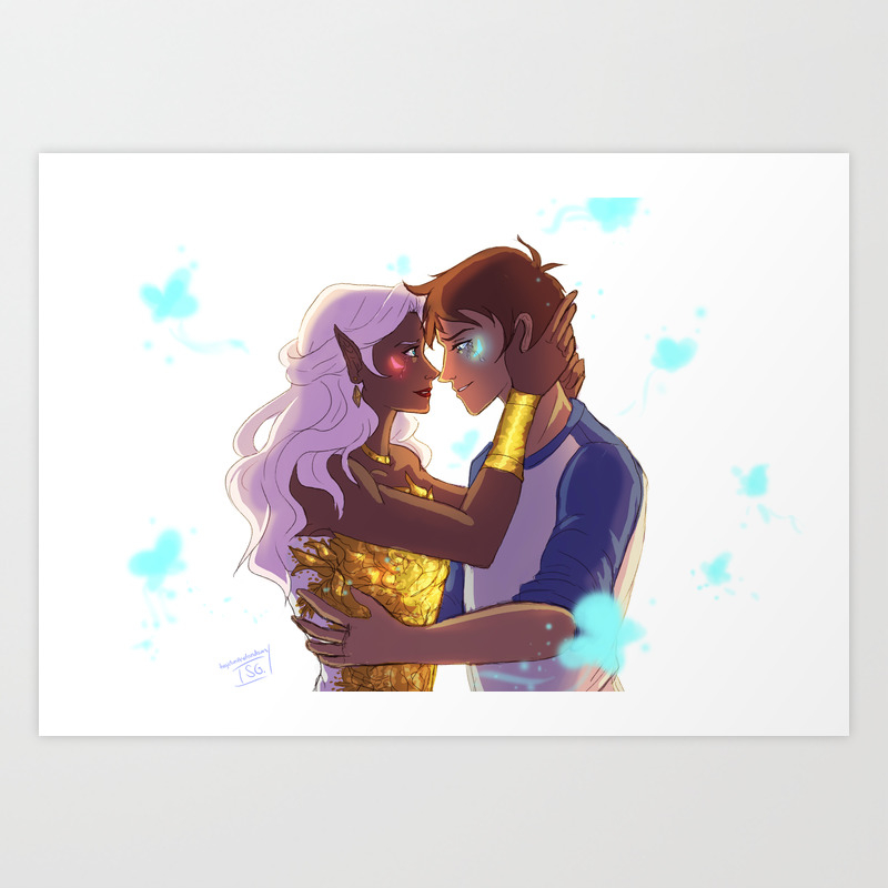 Allurance Eros And Psych Art Print By Thegirlinthefandom Society6