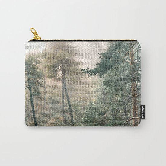 "Into the woods". Wandering into the fog Carry-All Pouch