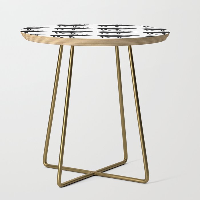 Graphic Silhouette Elk 12 Side Table