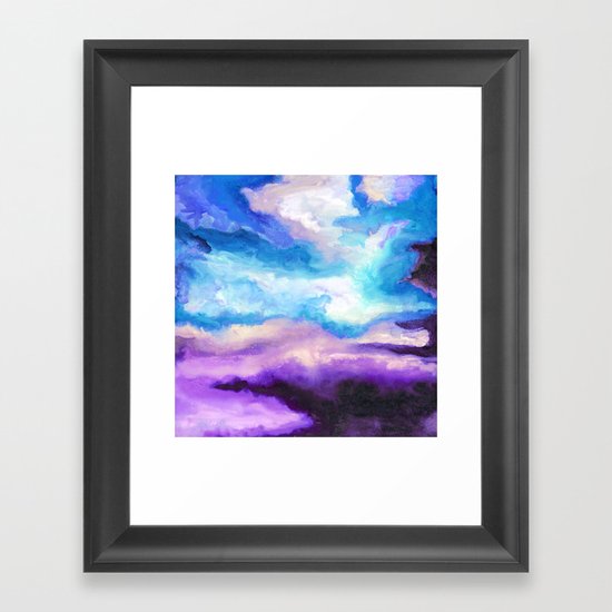 Noche Azul Framed Art Print