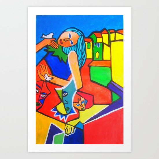 Gilded Cage Art Print