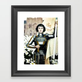 Saint Joan Of Arc  Framed Art Print