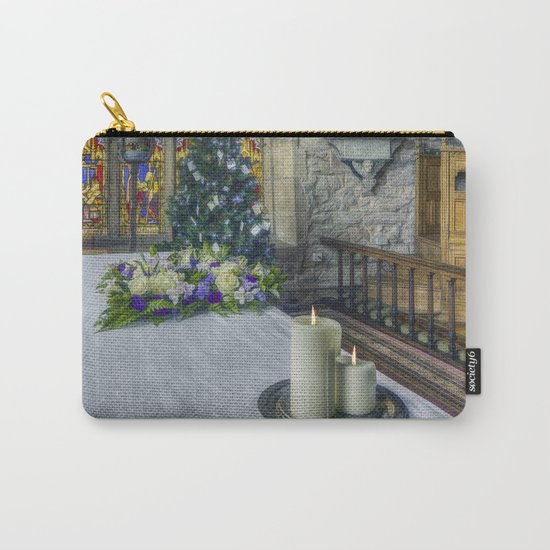 Candles At Christmas Carry-All Pouch