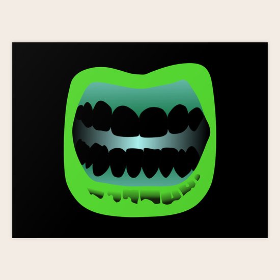 Bouche Art Print