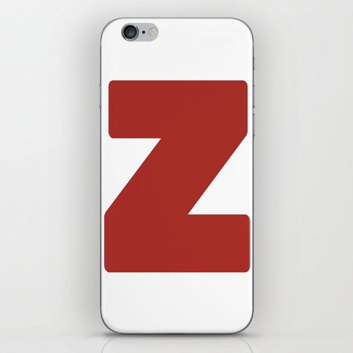 Z (Maroon & White Letter) iPhone Skin